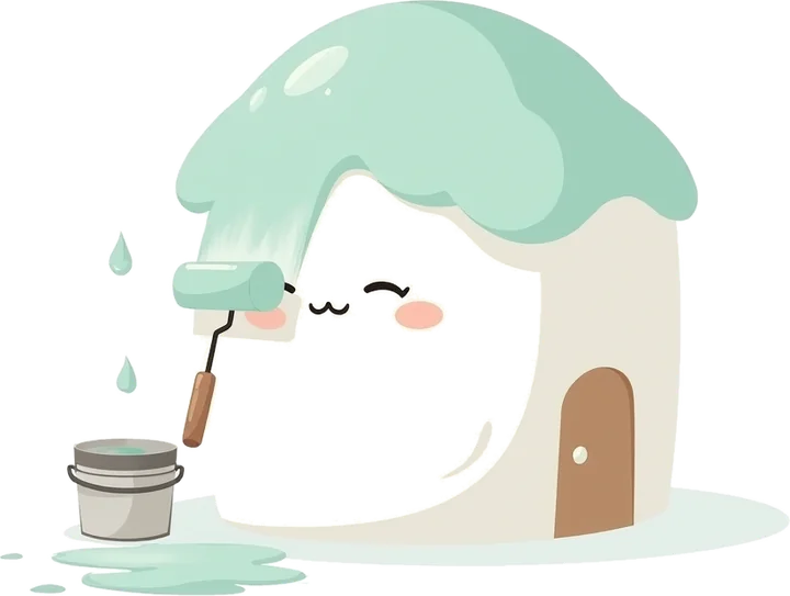 外壁を塗り替えてもらう家のキャラクター